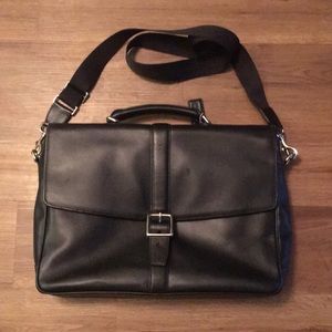 Coach leather briefcase
